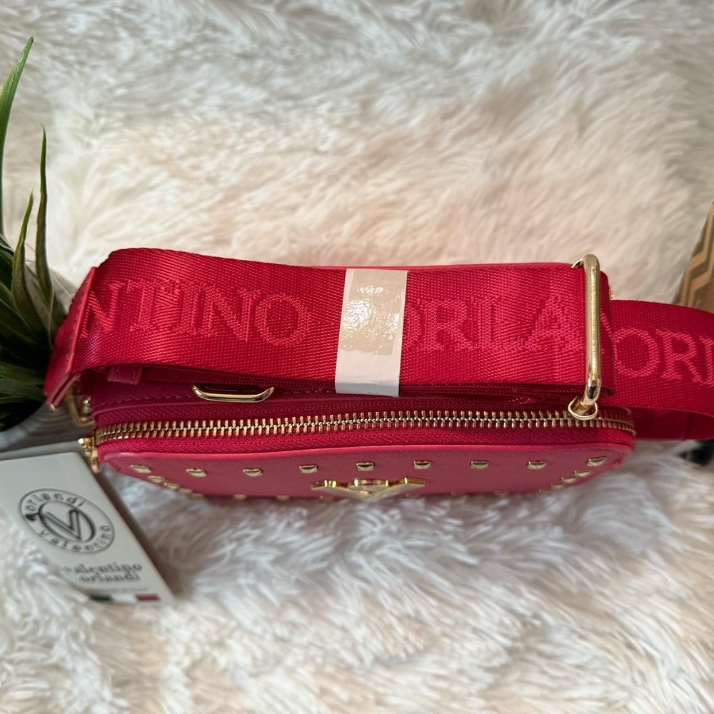 NWT Valentino Orlandi Hot Pink Camera Crossbody Handbag - Picture 8 of 14